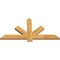 Ekena Millwork Kennewick Rough Sawn Timber Gable Bracket, Western Red Cedar, 48"W x 24"H x 2"D x 4"F, 12/12 Pitch GBW048X24X0204KEN00RWR - alternate 2